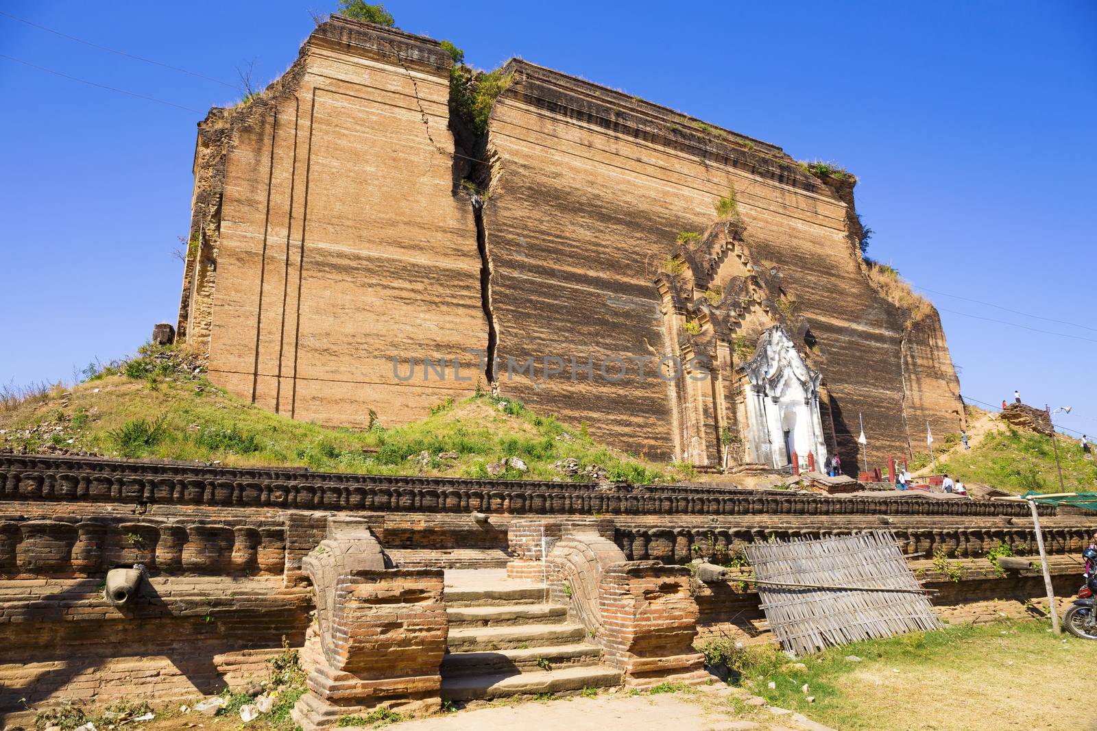 Mingun Pahtodawgyi Temple in Mandalay, Myanmar by cozyta