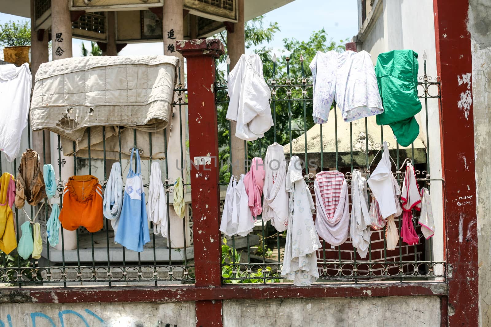 Everyday life of filipinos with traditiones in Cebu city Philippines