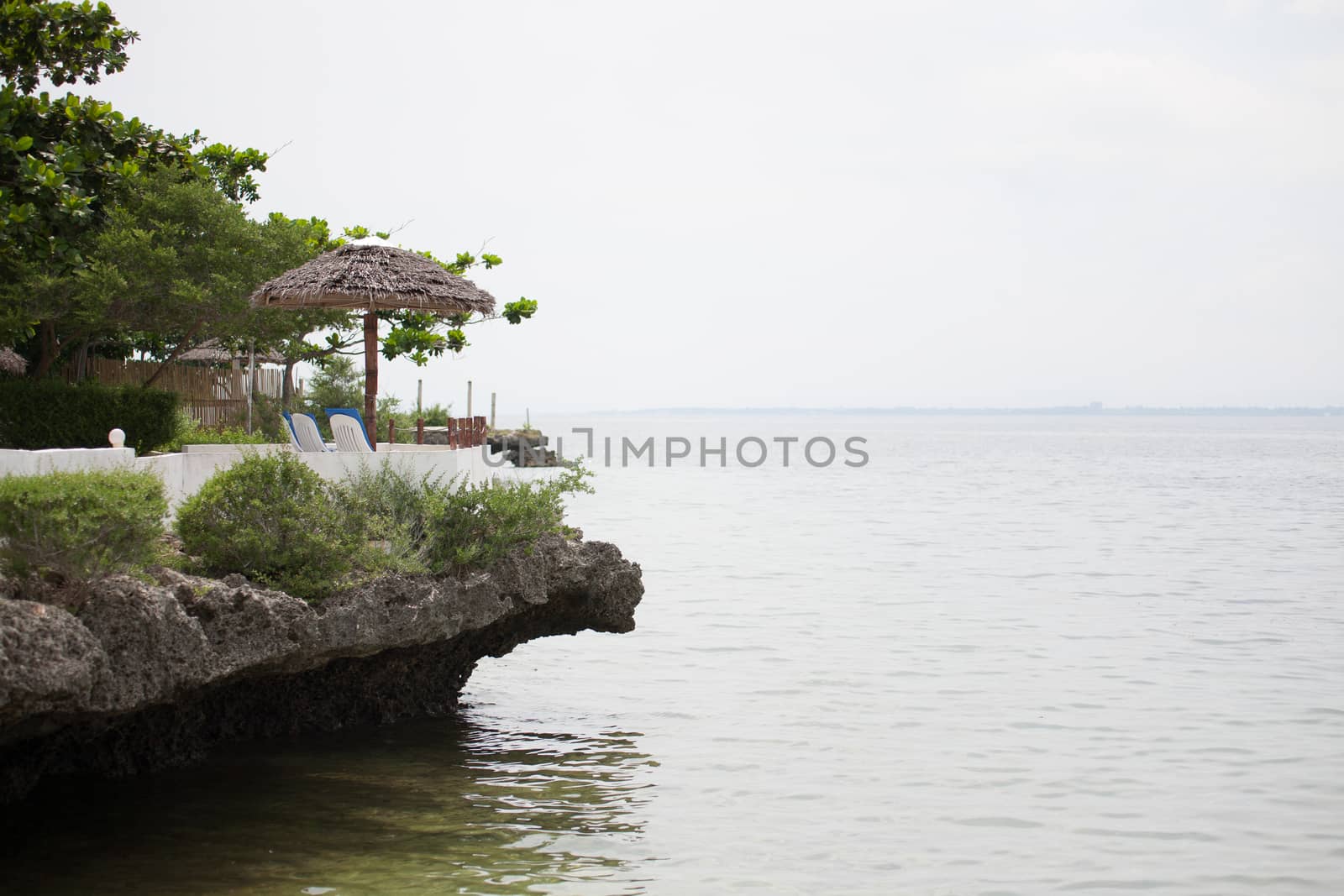 Quiet and calm sea birch in Cebu Philippines