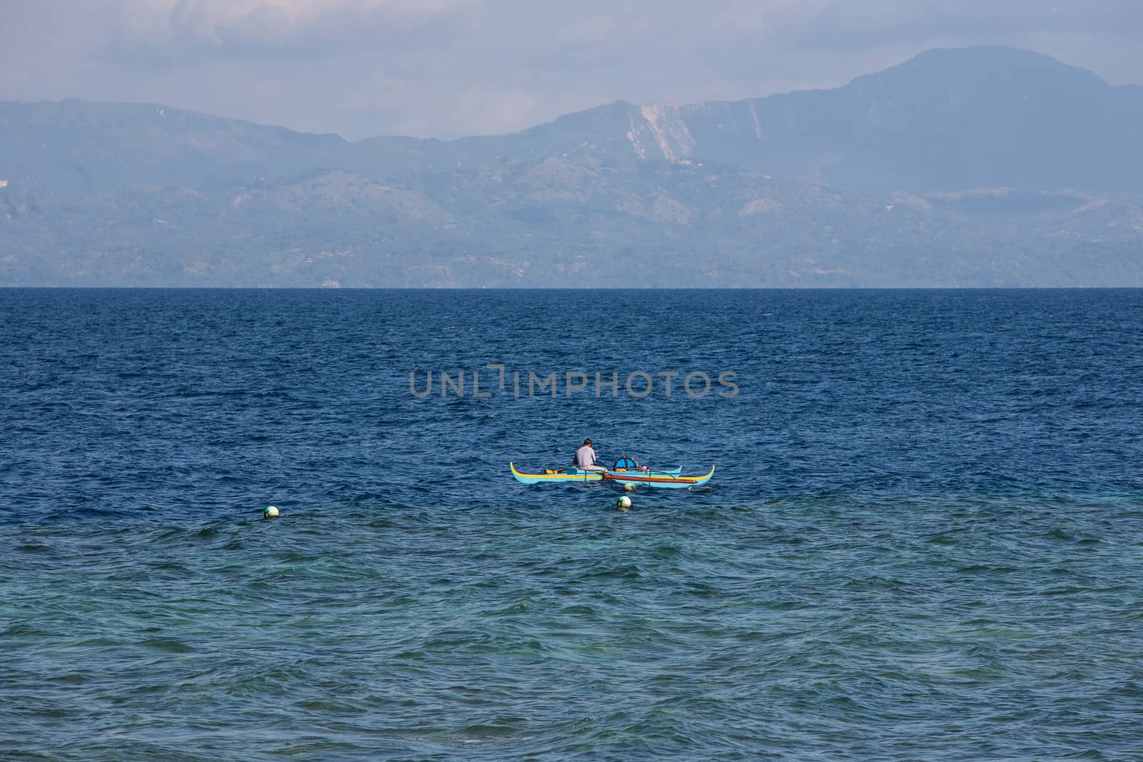 Quiet and calm sea birch in Cebu Philippines