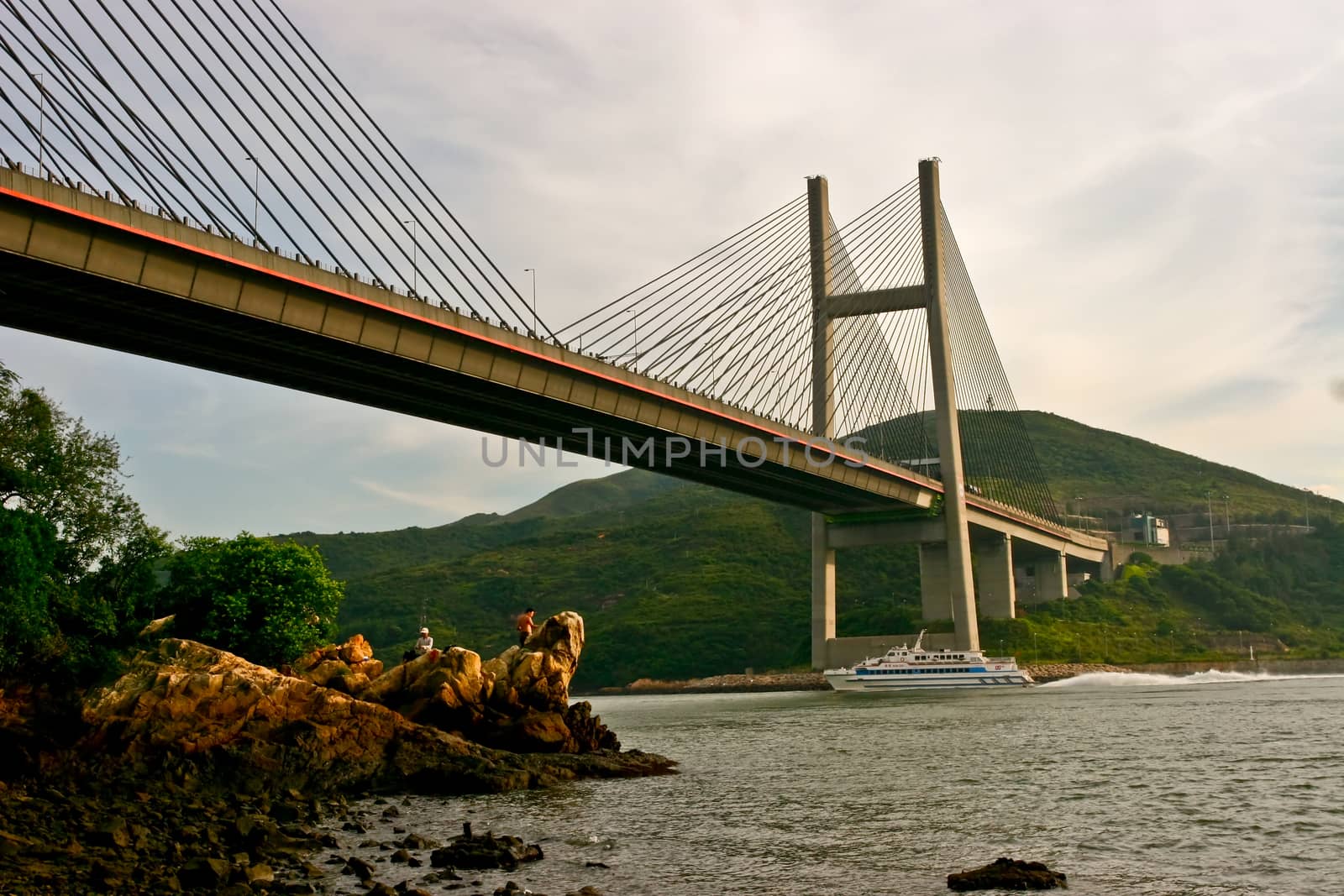 Tsing Ma Bridge by yayalineage