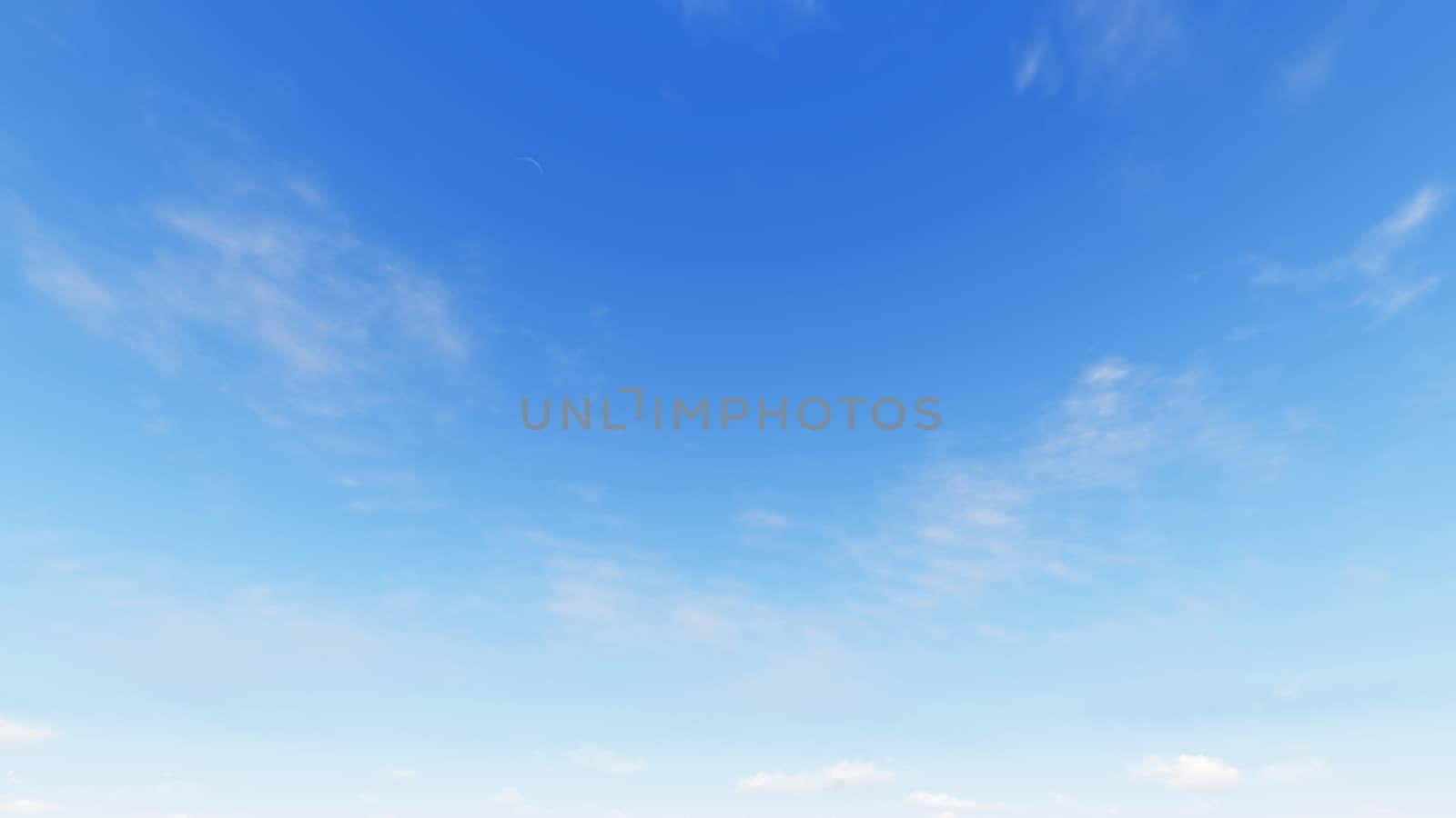 Cloudy blue sky abstract background, blue sky background with tiny clouds, 3d rendering

