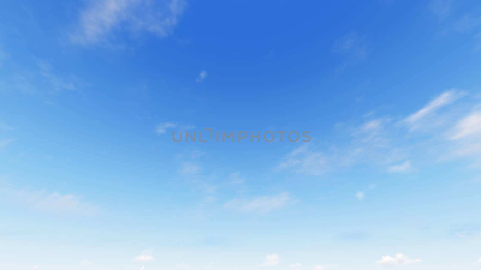 Cloudy blue sky abstract background, blue sky background with tiny clouds, 3d rendering

