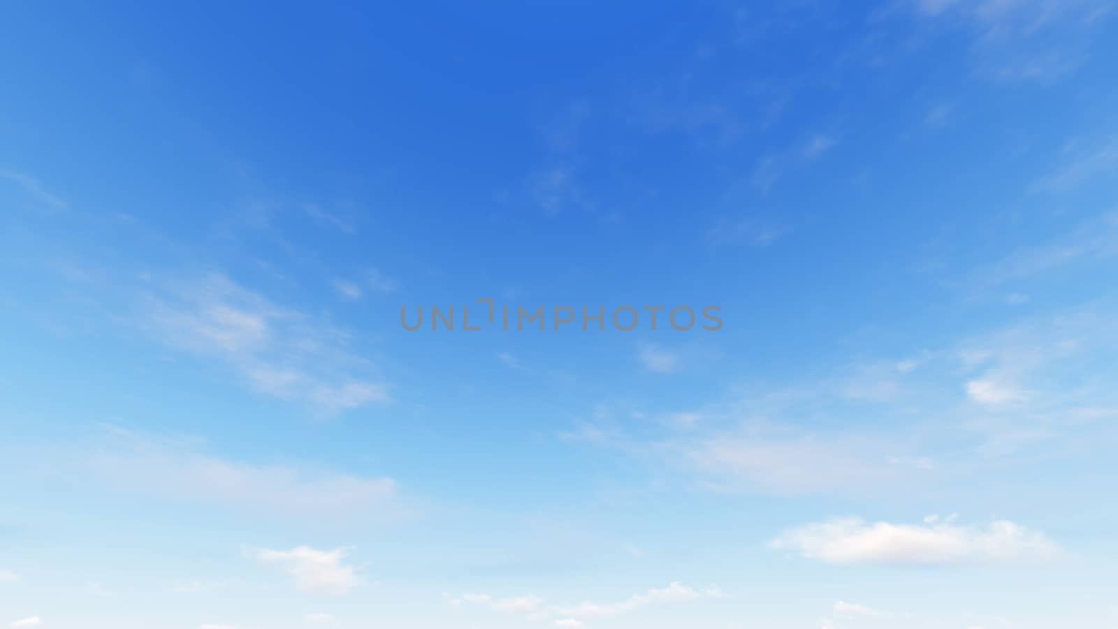 Cloudy blue sky abstract background, blue sky background with tiny clouds, 3d rendering

