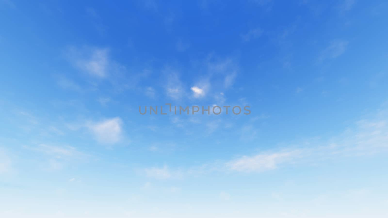 Cloudy blue sky abstract background, blue sky background with tiny clouds, 3d rendering

