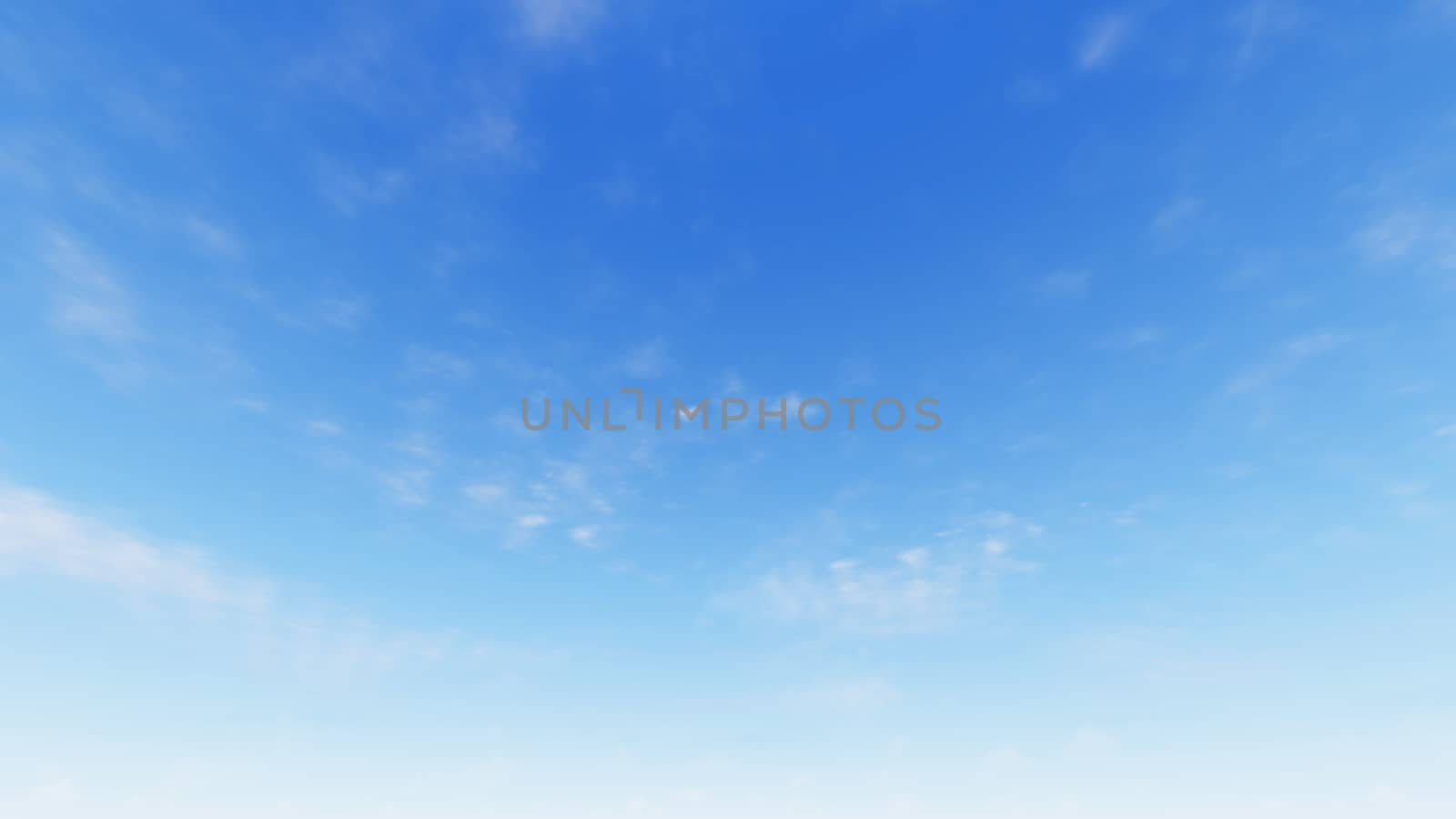 Cloudy blue sky abstract background, blue sky background with tiny clouds, 3d rendering

