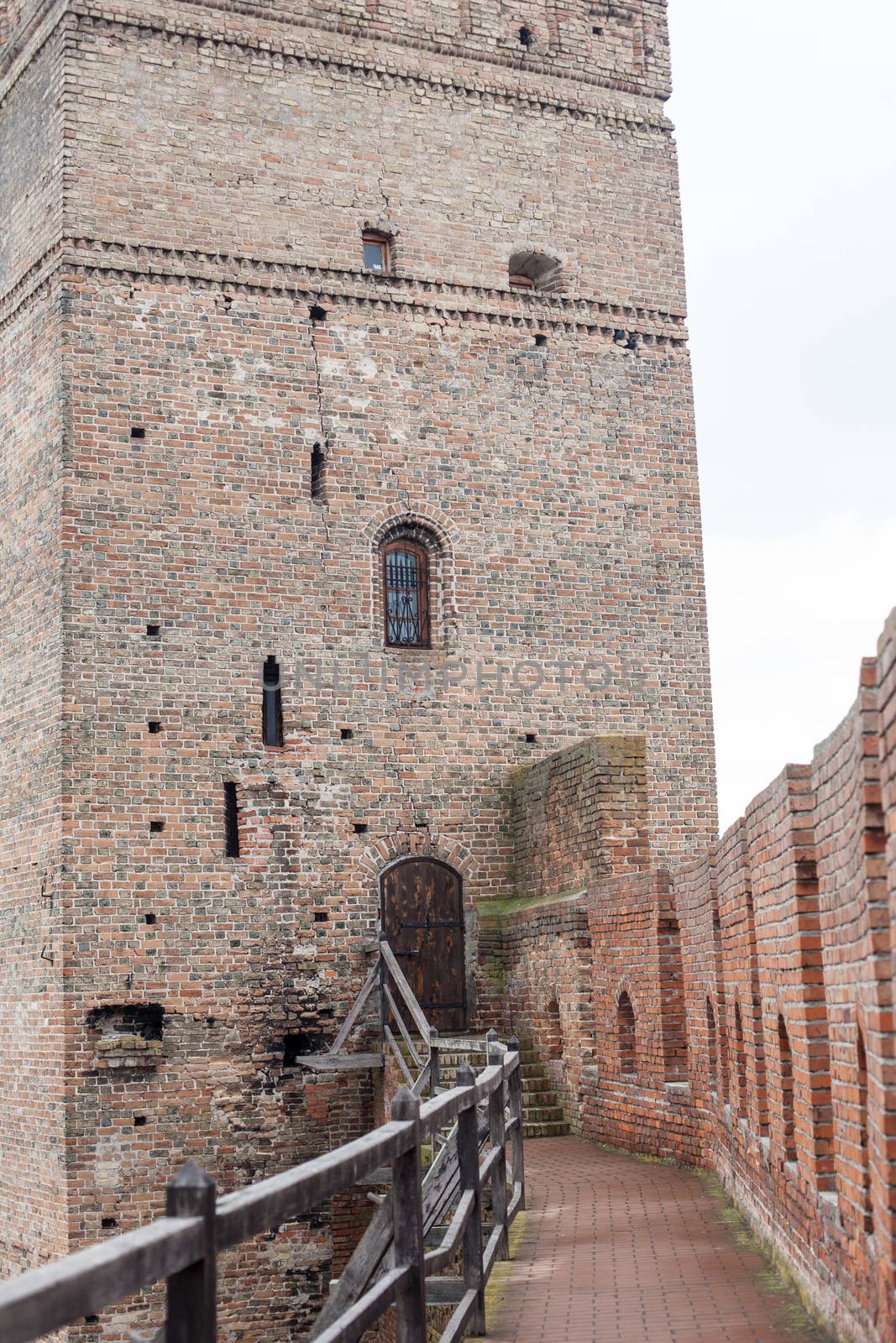 Area of old Lubart castle in Lutsk Ukraine by Vanzyst