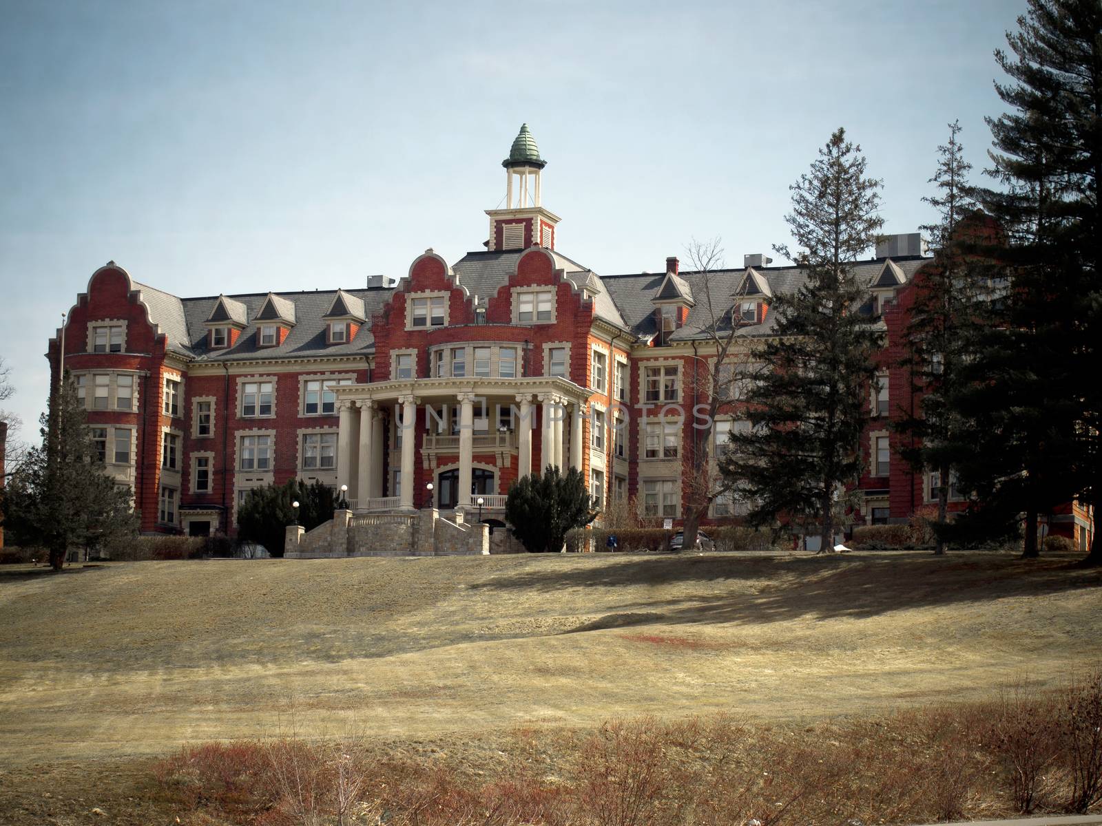 A mansion that once served as a all women's Catholic college in Hooksett, New Hampshire. 
