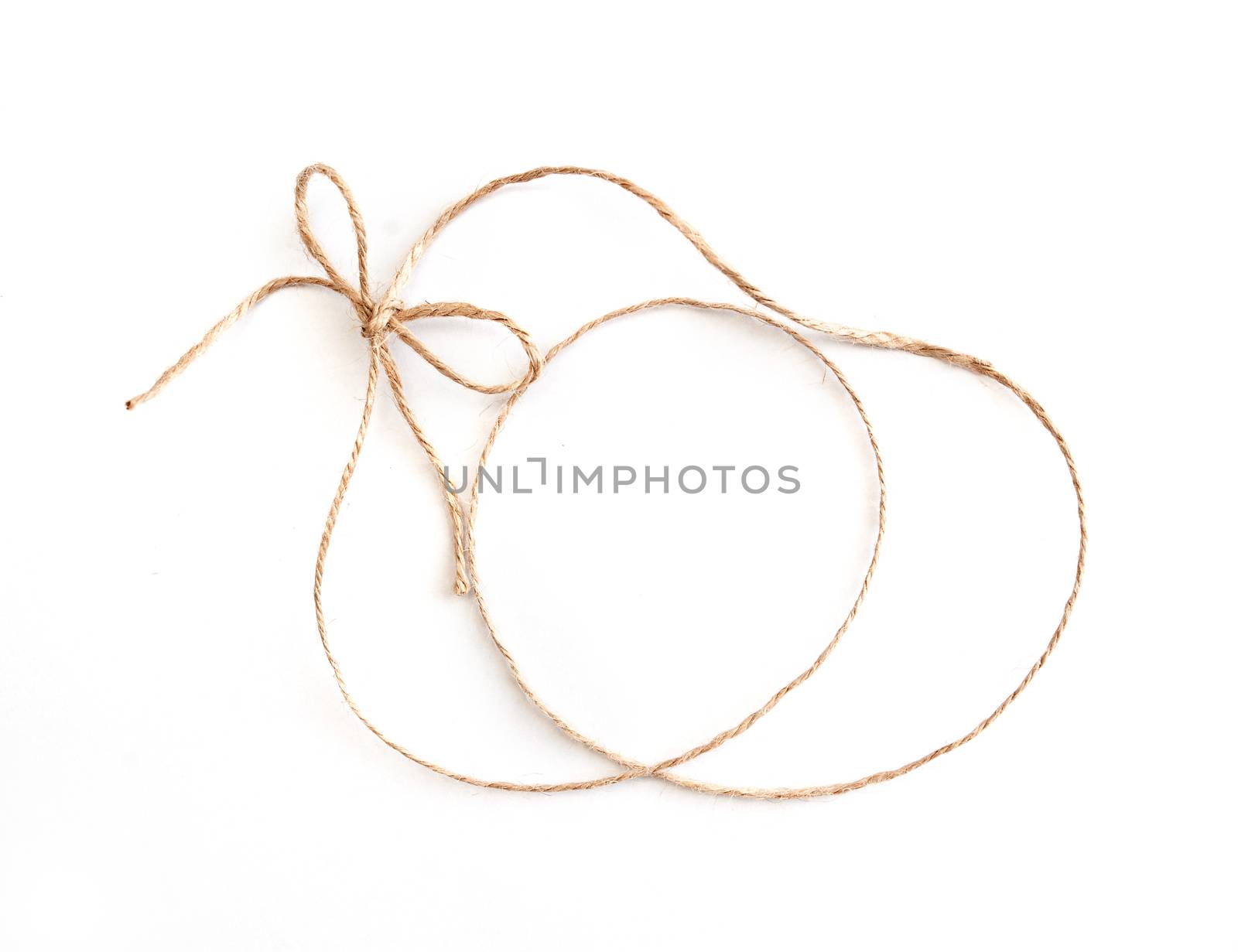 frame made from linen thread with bow by timonko