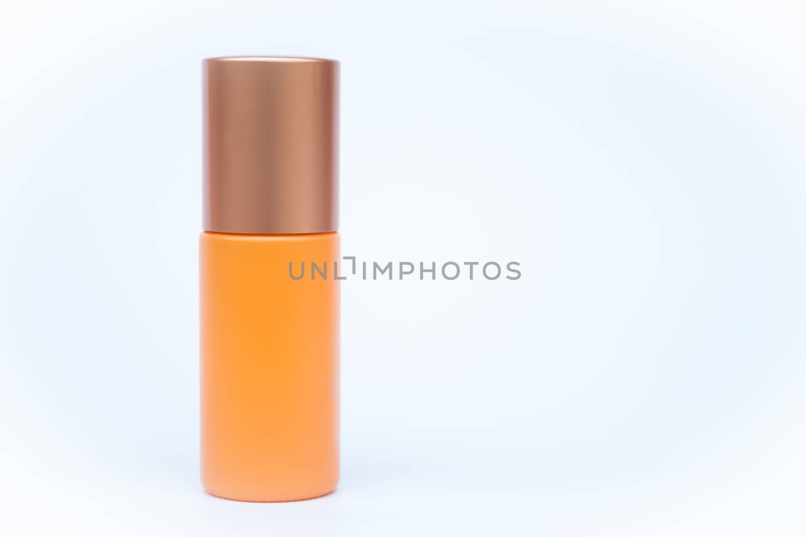 Cosmetic bottle isolated on white background by punsayaporn