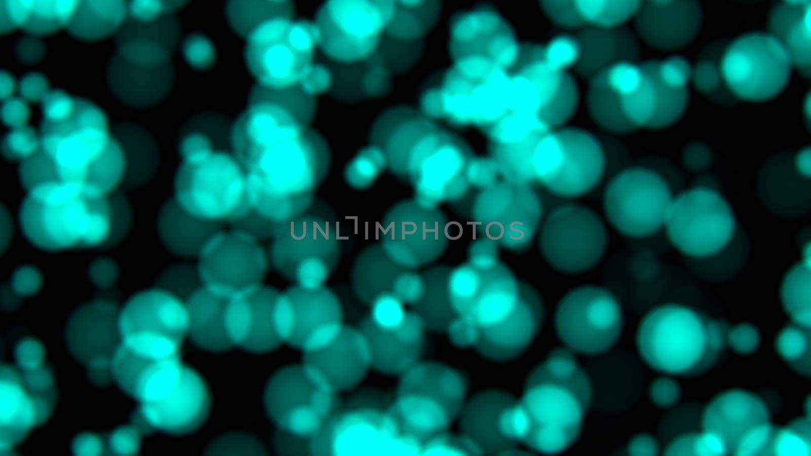 Abstract bokeh background. Bokeh light defocused. 3d rendering