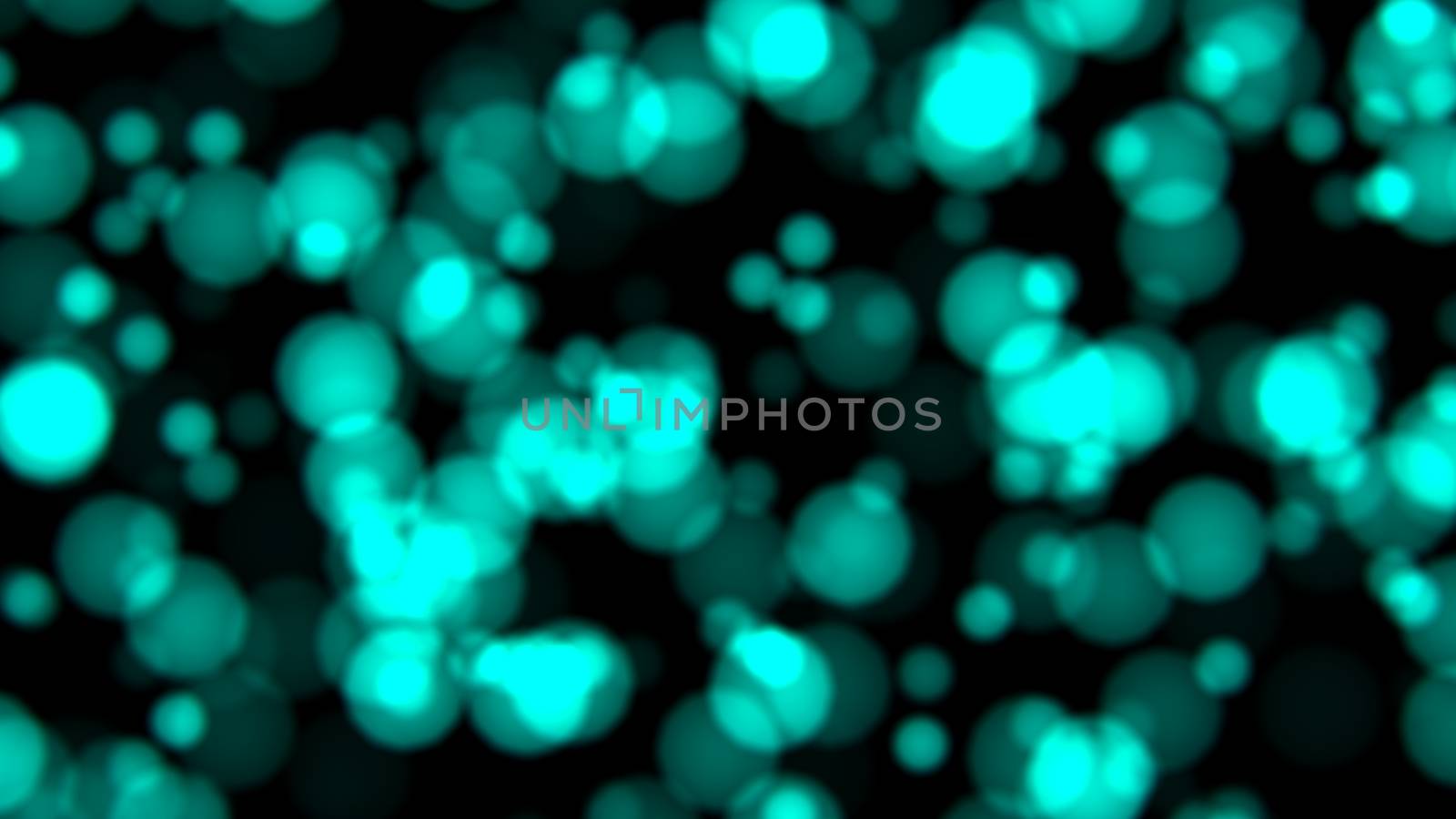 Abstract bokeh background. Bokeh light defocused. 3d rendering