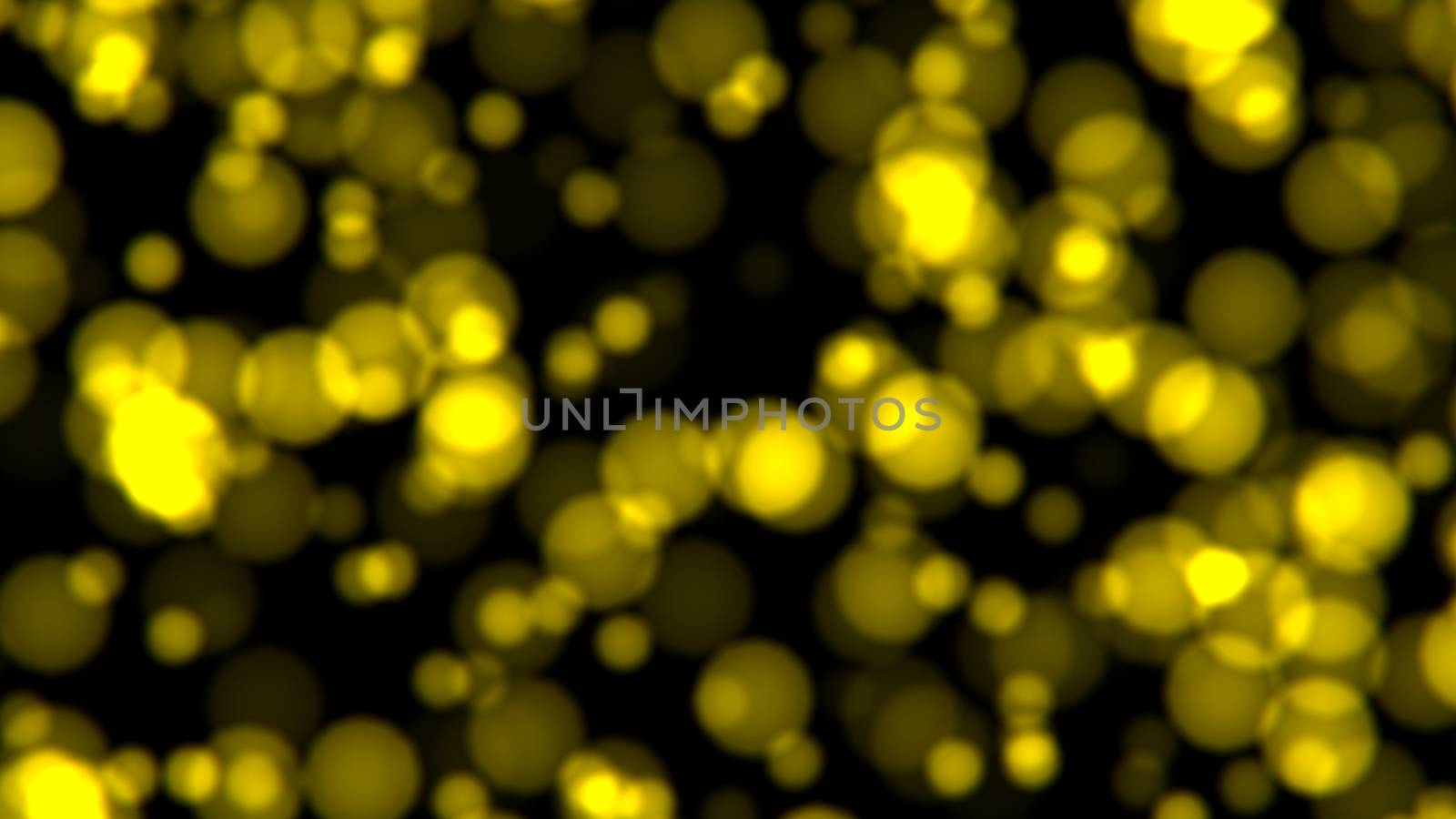 Abstract bokeh background. Bokeh light defocused. 3d rendering