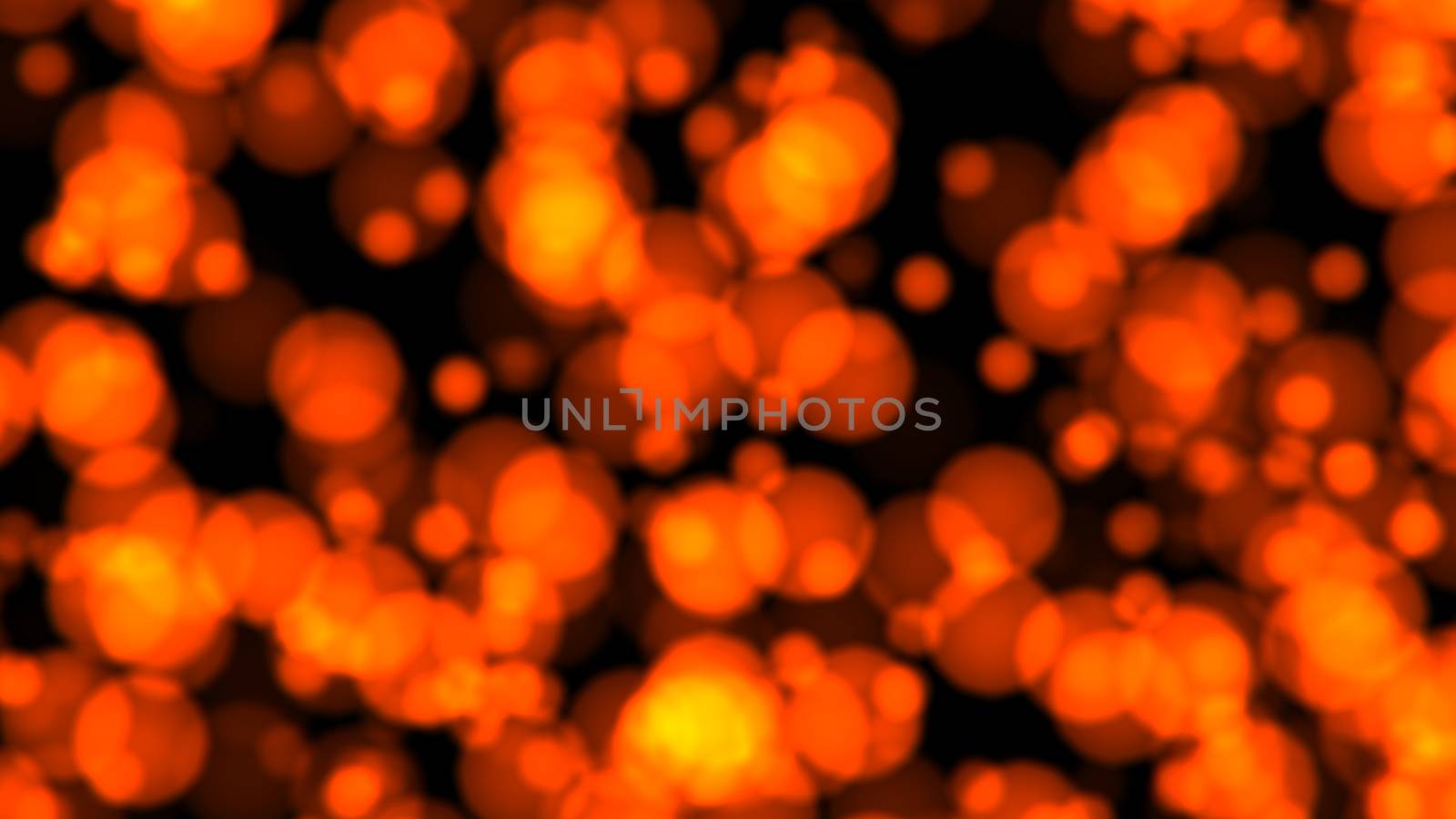 Abstract bokeh background. Bokeh light defocused. 3d rendering