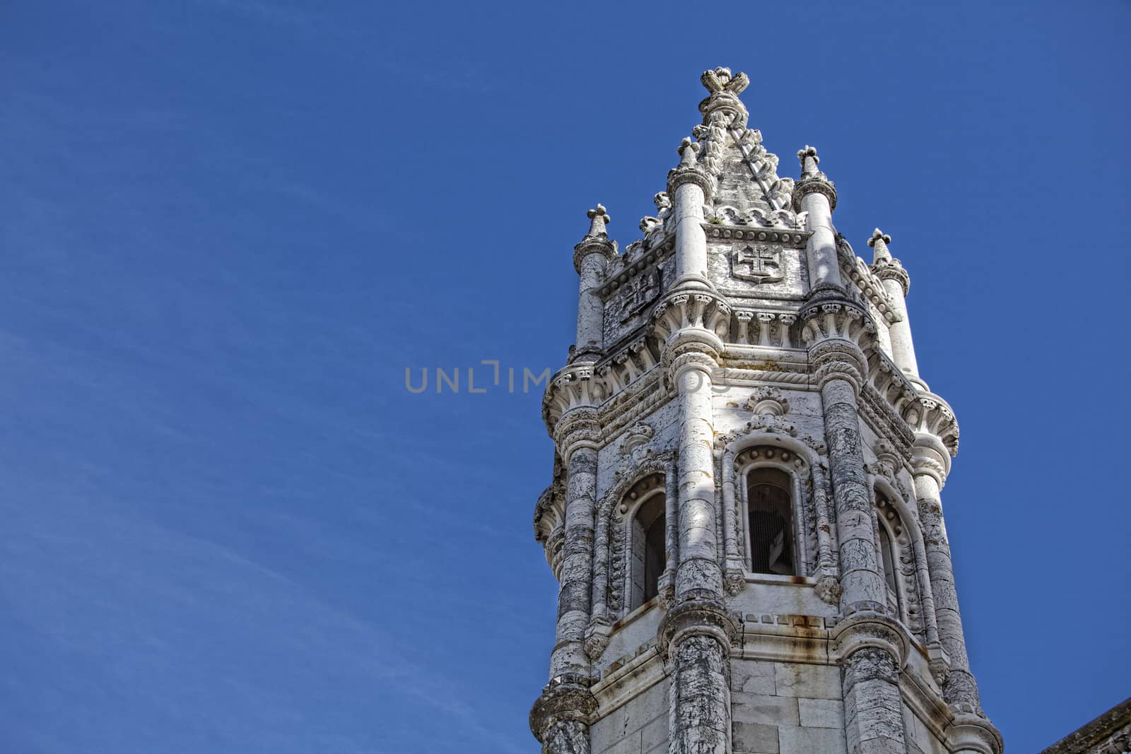Lisbon - detail Jeronimos Monastery . UNESCO World Heritage Site