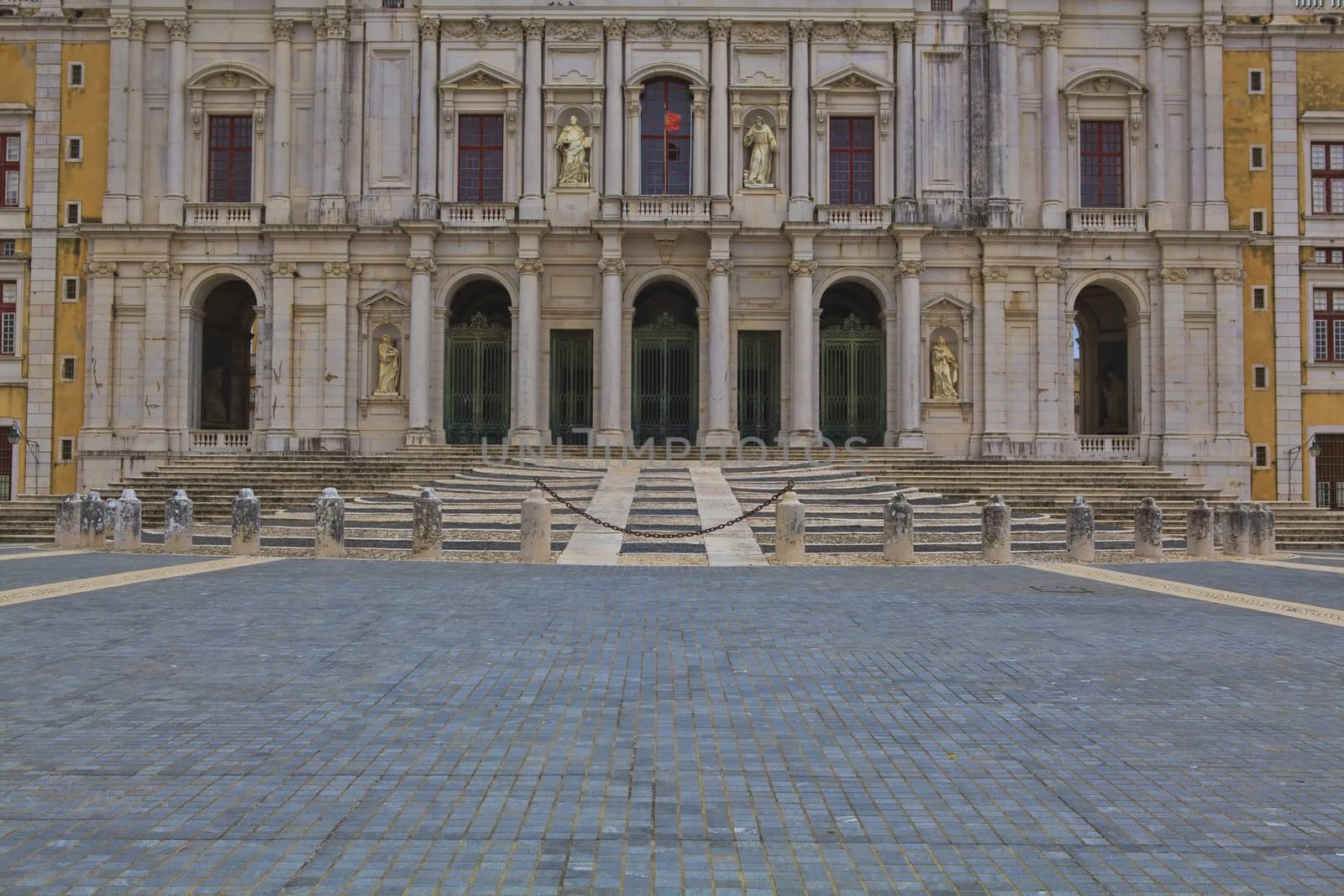 Mafra National palace  , cathedral and convent, in Portugal