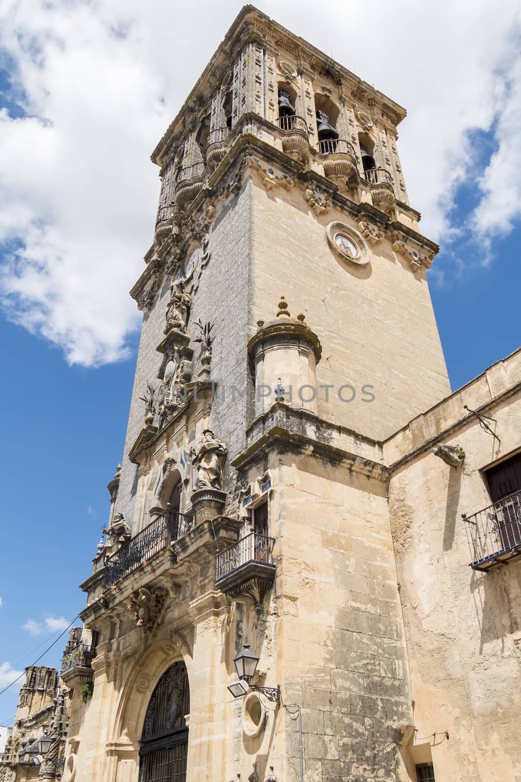 Church of Santa Maria de la Asuncion, Arcos de la Frontera, Spai by max8xam
