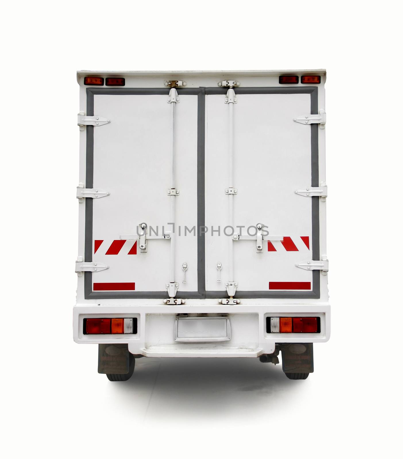 steel safety door of car truck container for transportation