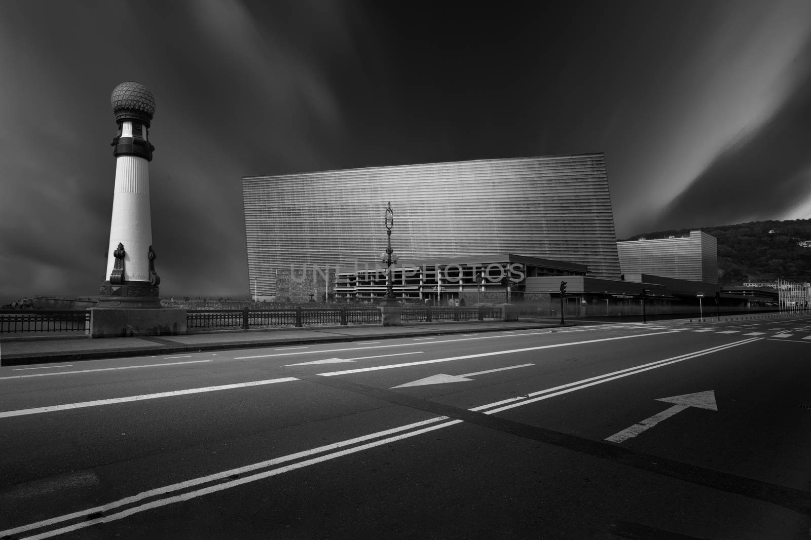 Kursaal auditorium, modern architecture building by Rafael Moneo
