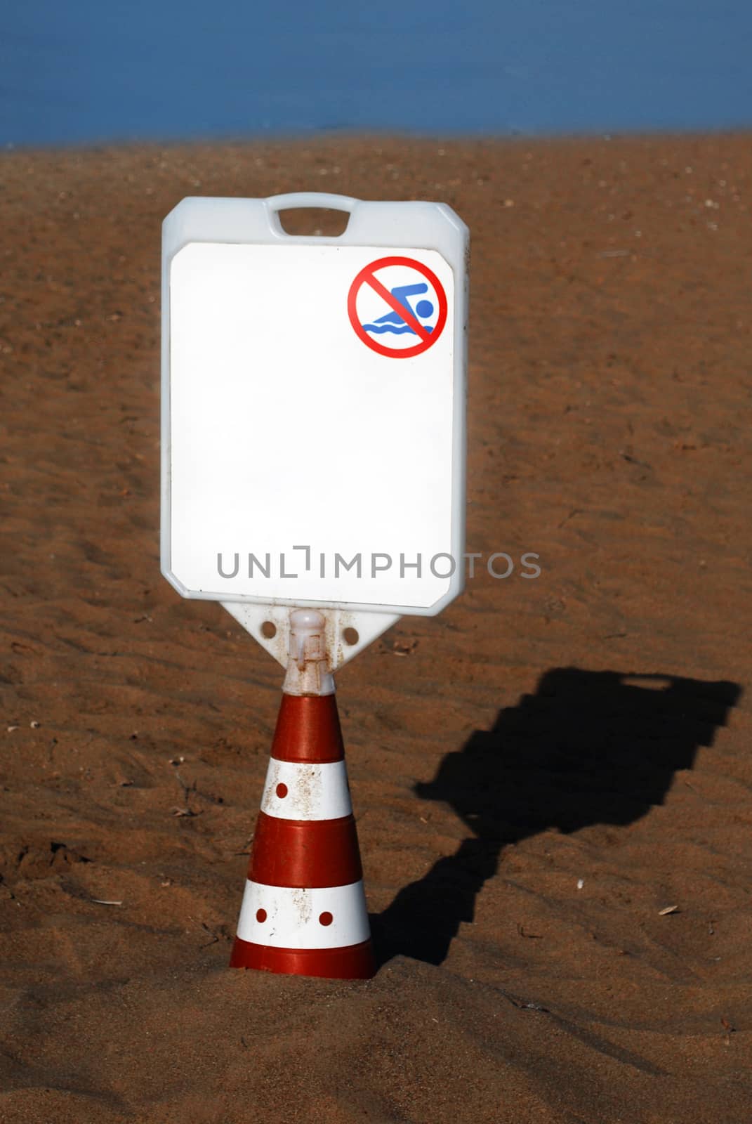 Blank No Swimming Sign by Ale059