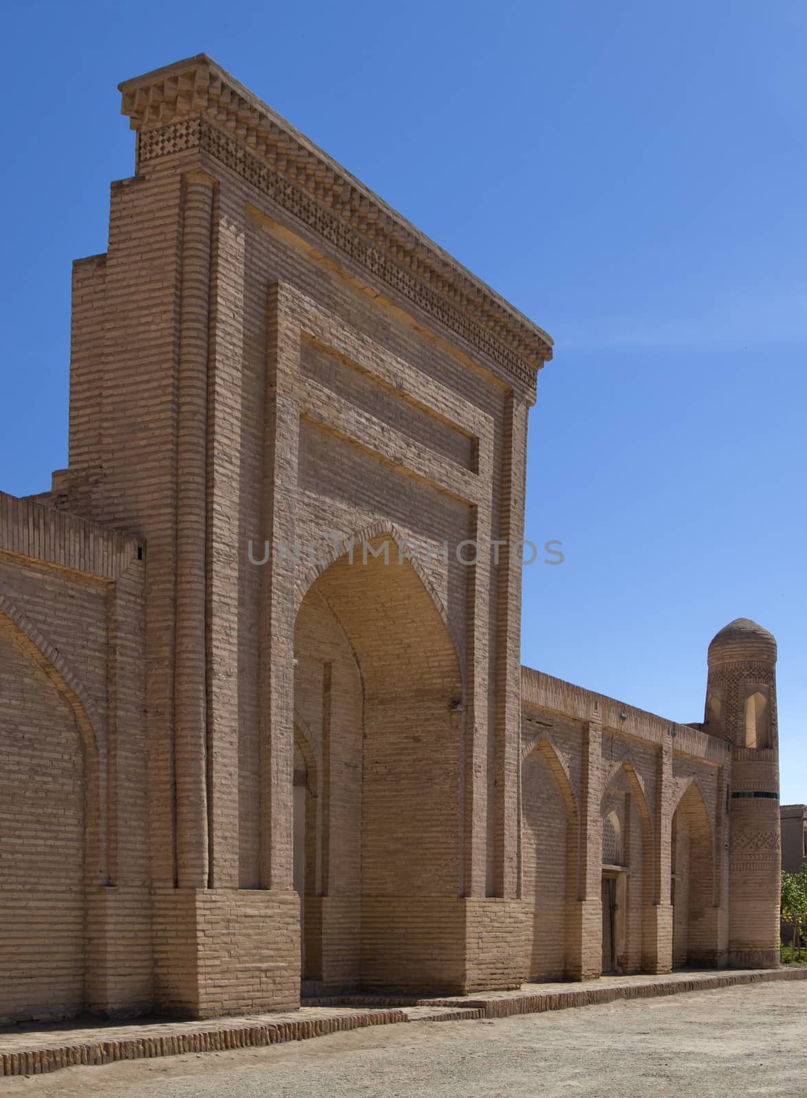 Madrasah in the Old Town in Khiva, Uzbekistan