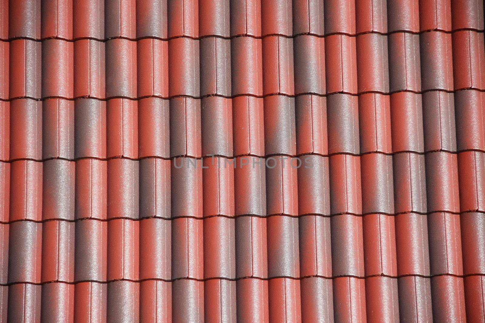 red-brown roof tiles strong was safety sunshine
 and rain