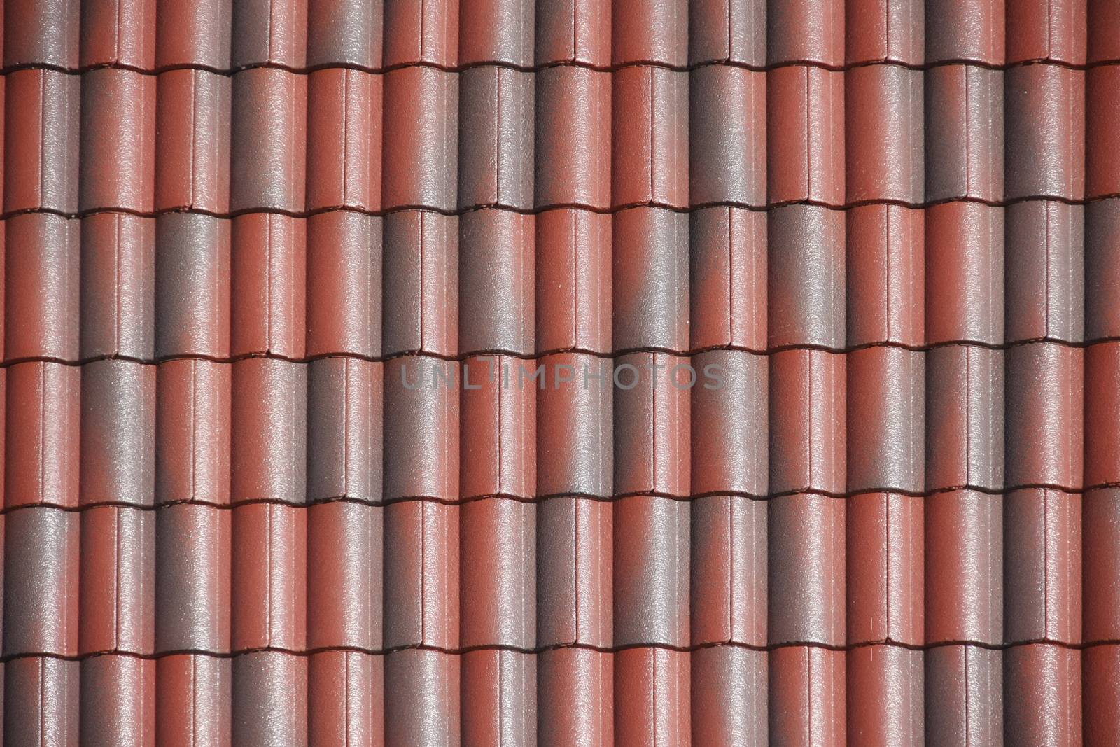 red-brown roof tiles strong was safety sunshine
 and rain