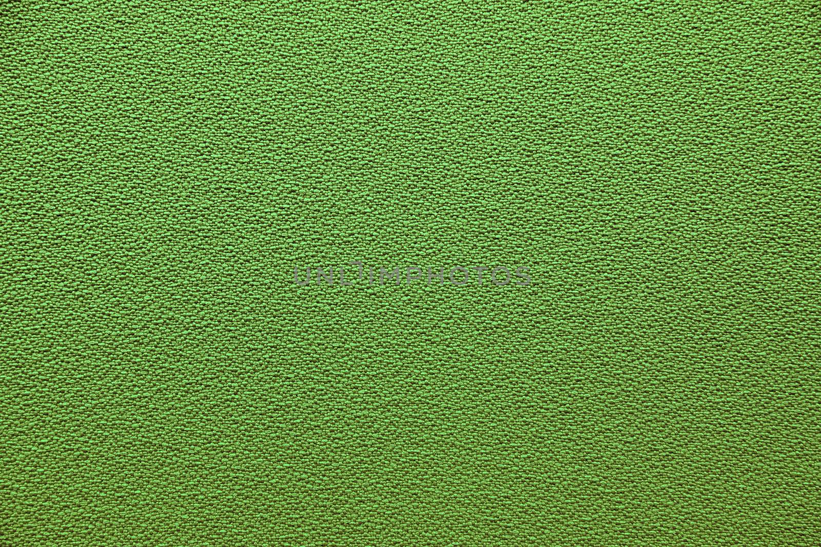 texture of green fabric Upholstery for use backgrounds