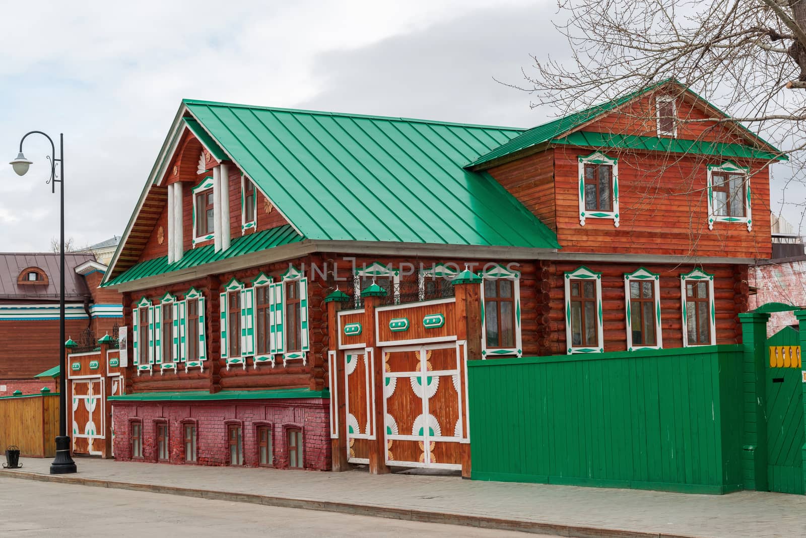 Kazan, Russia - March 28.2017. Kazan Museum Chak-chak in Staro-Tatar Sloboda by olgavolodina