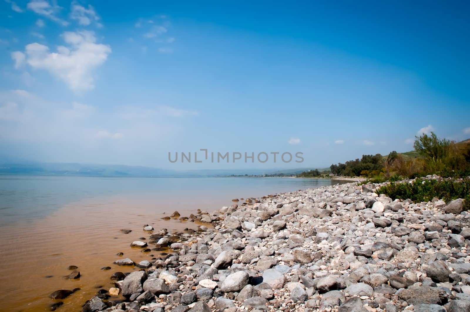 View of Galilee sea . Kinneret by LarisaP