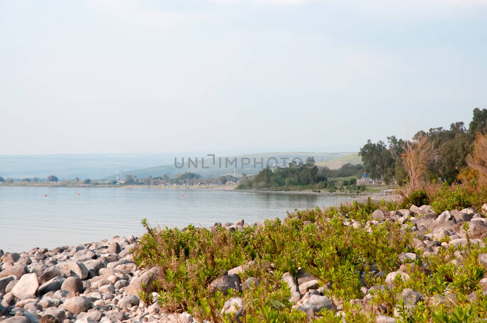 View of Galilee sea . Kinneret by LarisaP