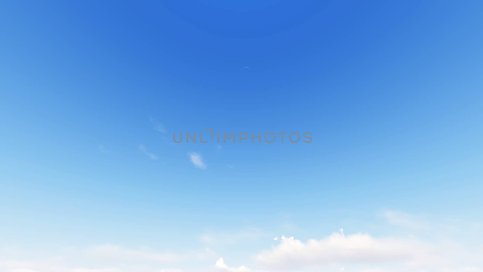 Cloudy blue sky abstract background, blue sky background with tiny clouds, 3d rendering

