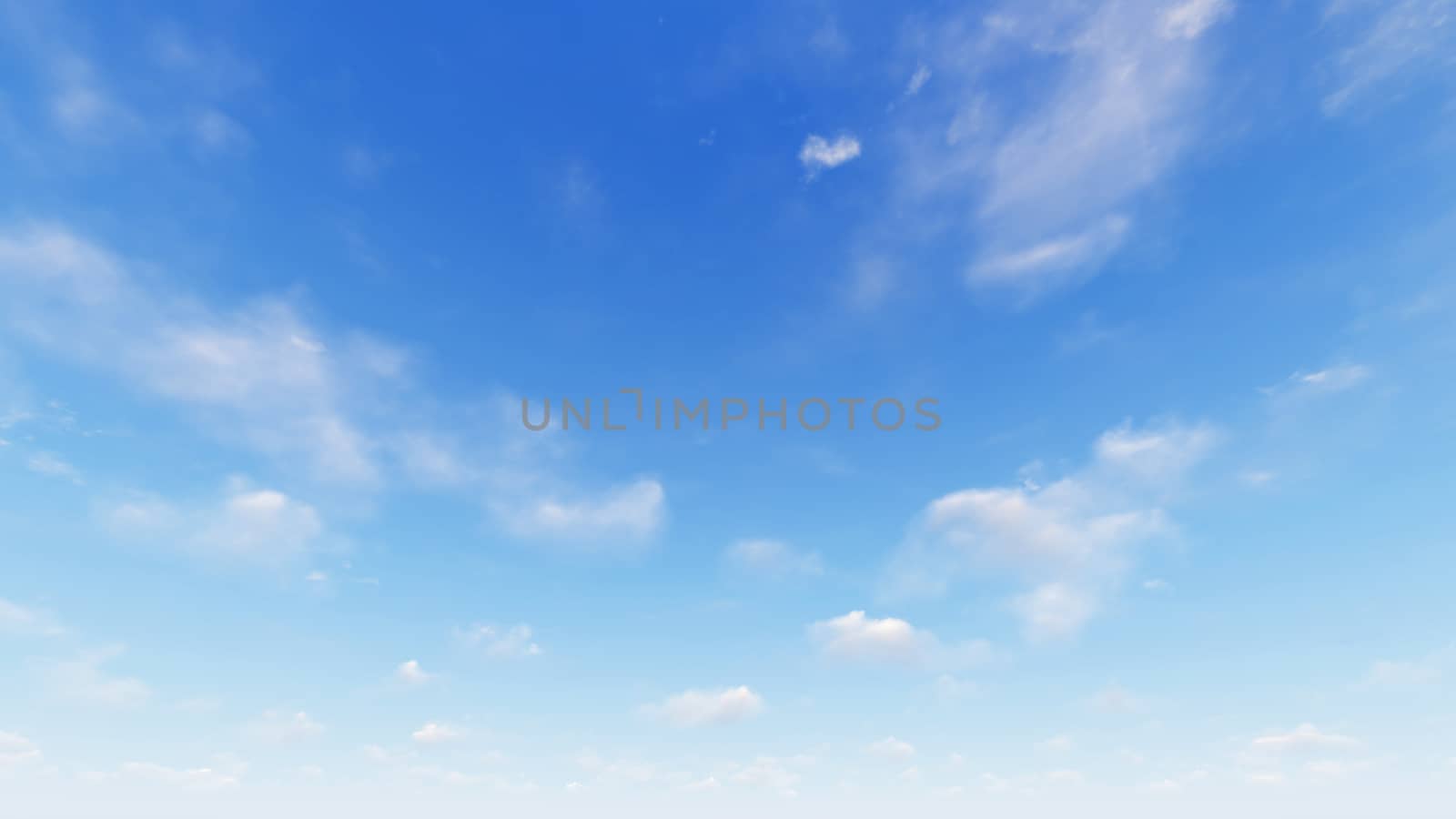 Cloudy blue sky abstract background, blue sky background with tiny clouds, 3d rendering

