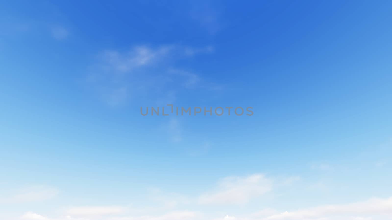 Cloudy blue sky abstract background, blue sky background with tiny clouds, 3d rendering

