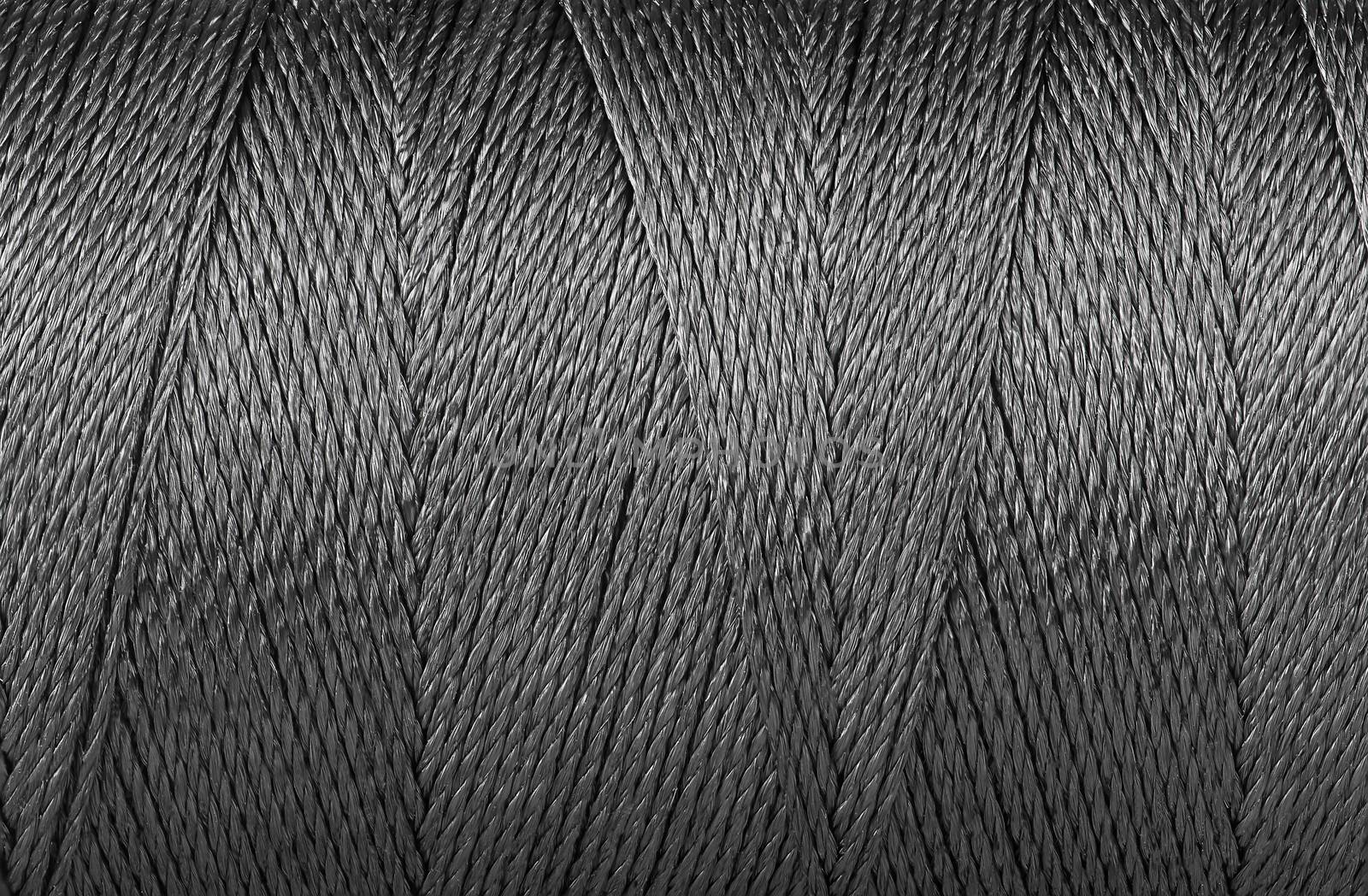 Background close up blue thread texture by Cipariss