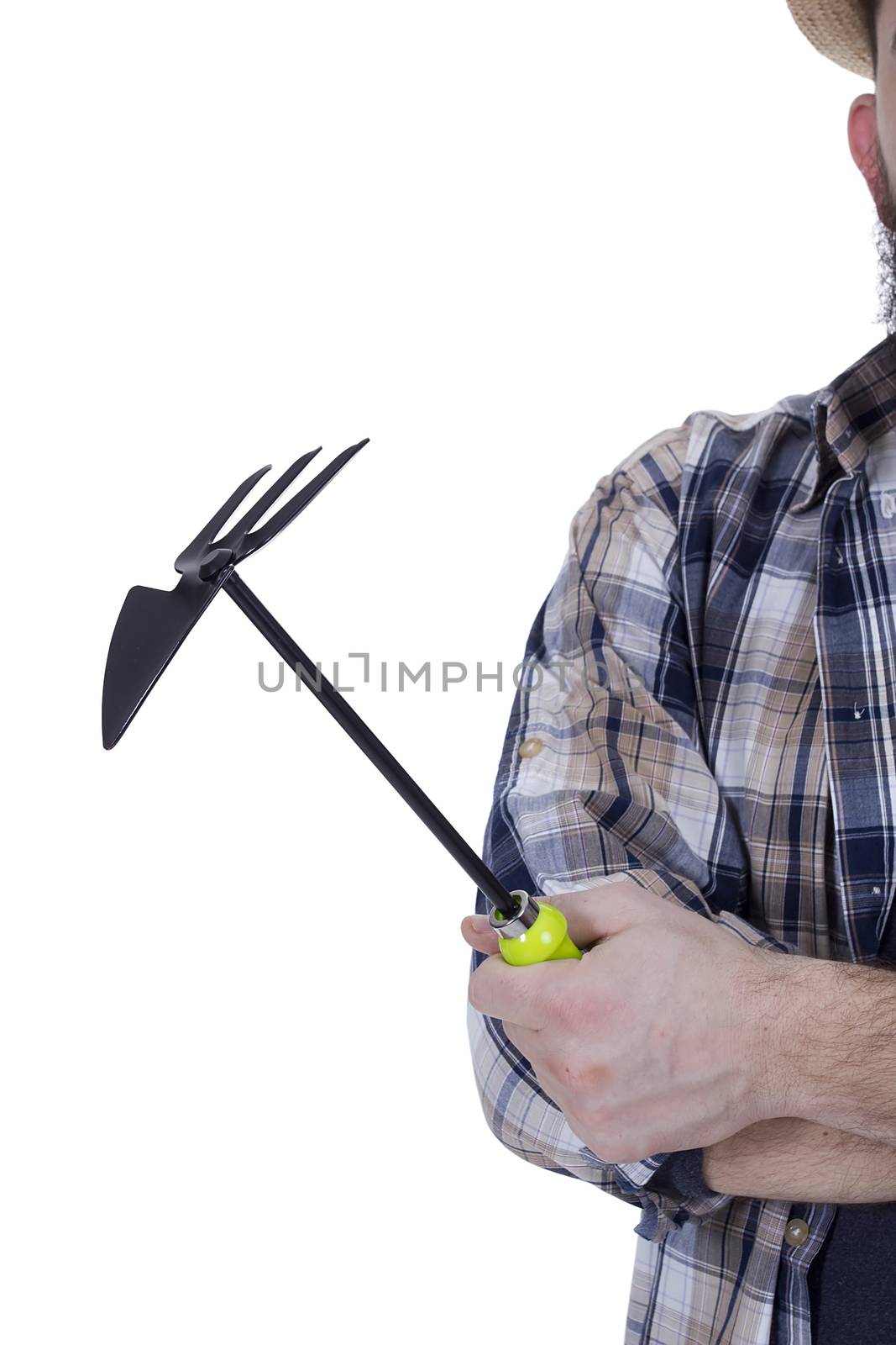 Garden tools in hands by VIPDesignUSA