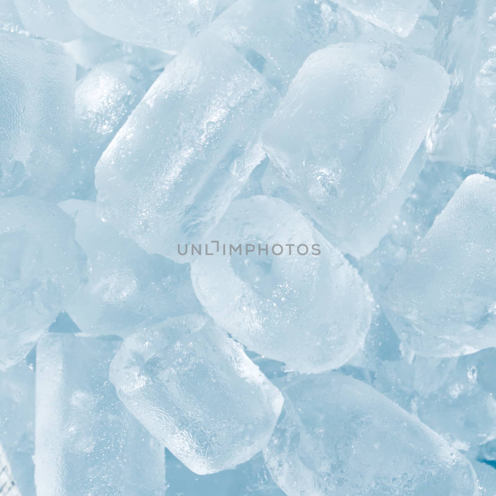 Abstract Ice cubes texture background.