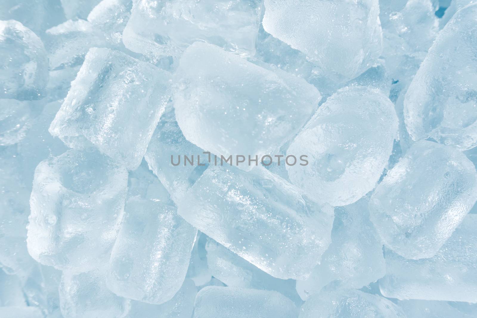 Abstract Ice cubes texture background by nopparats