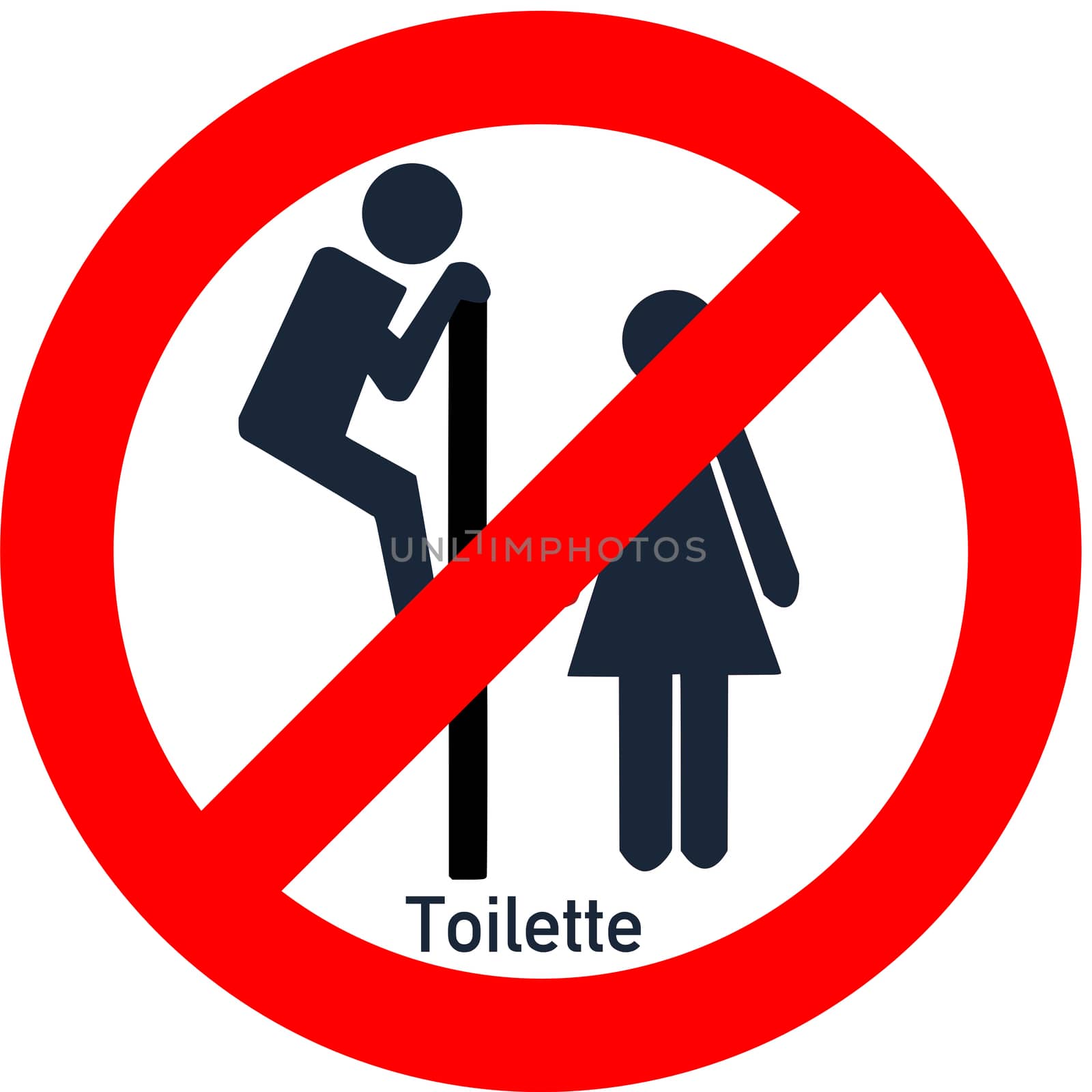 Sign toilet voyeurism forbidden