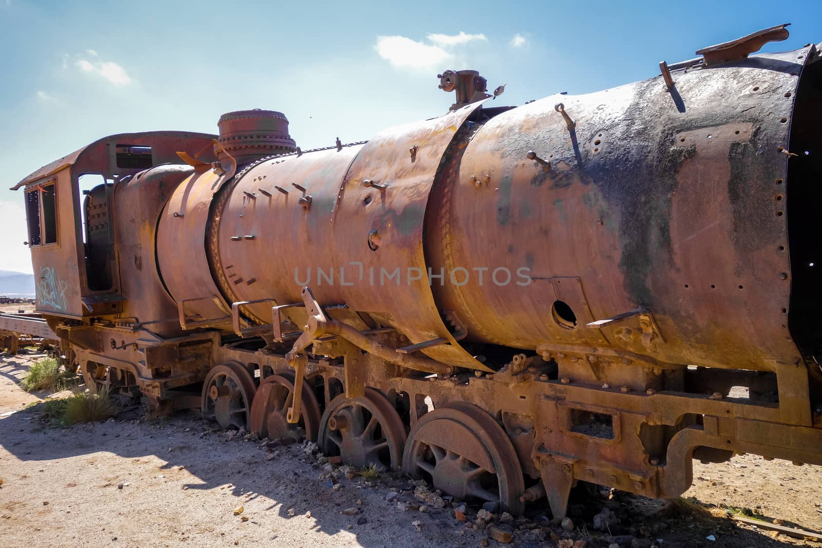 Train cemetery in Uyuni, Bolivia by daboost