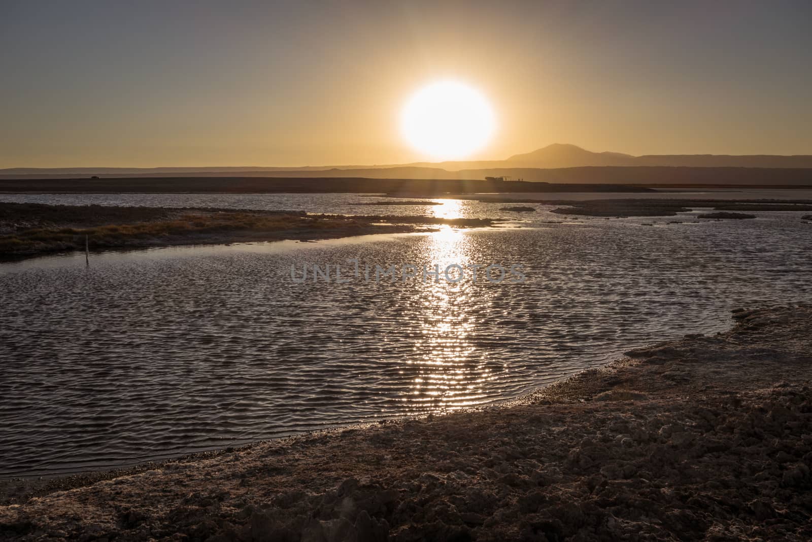 Laguna Tebinquinche landscape in San Pedro de Atacama, Chile by daboost