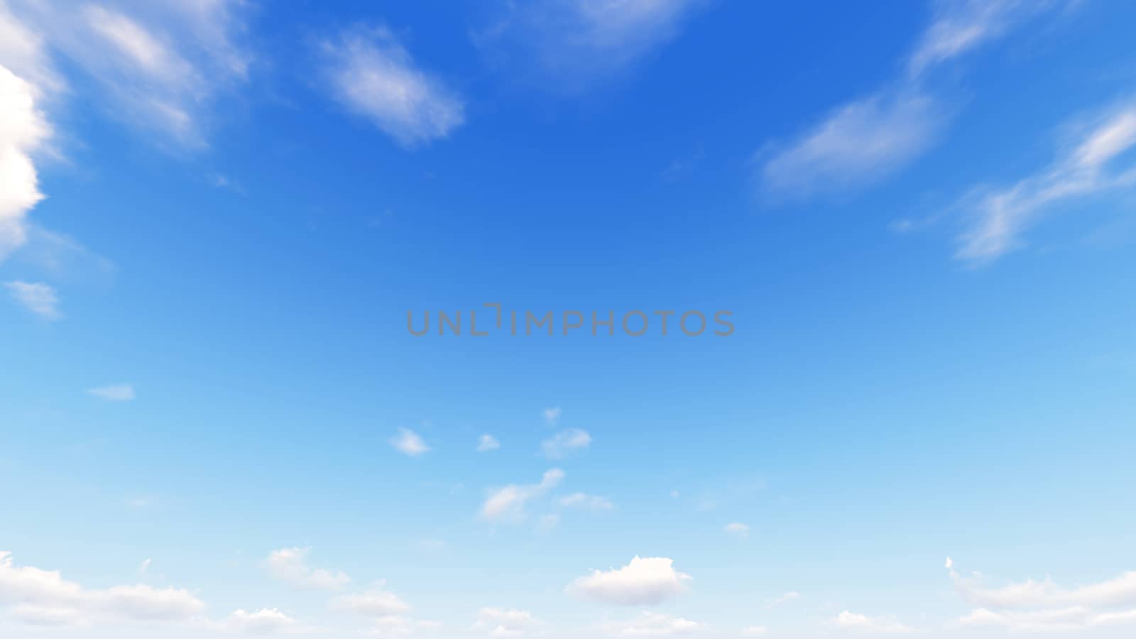 Cloudy blue sky abstract background, blue sky background with tiny clouds, 3d rendering

