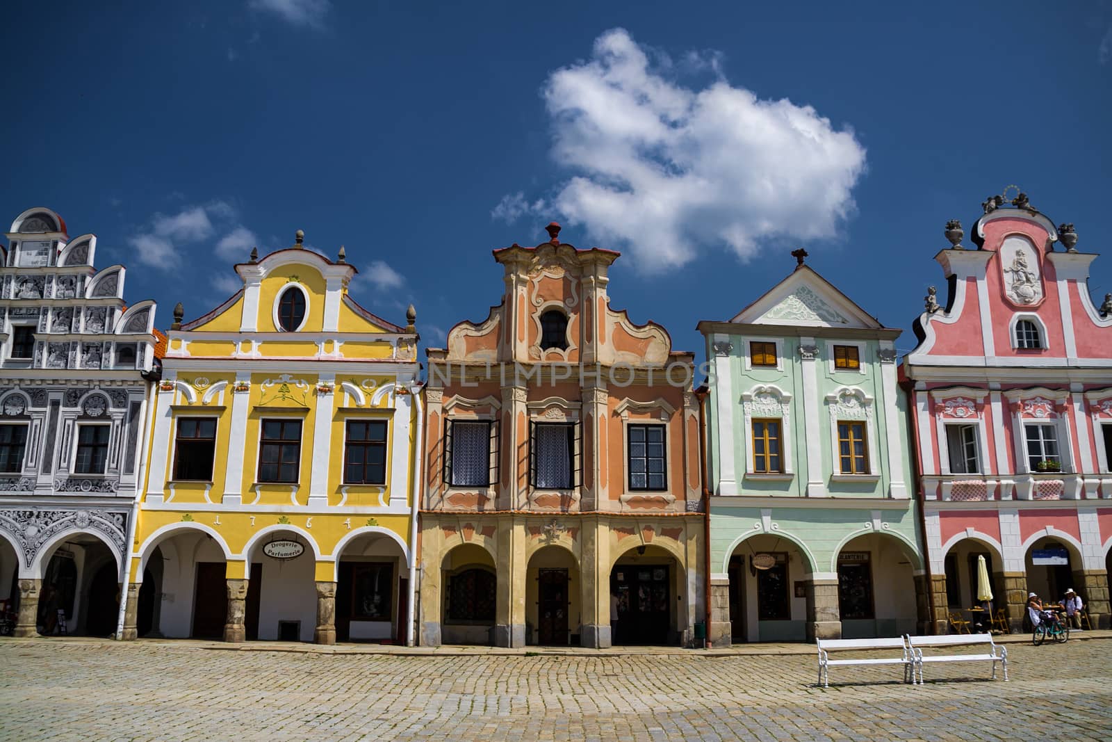 Telc city. A UNESCO World Heritage Site. 