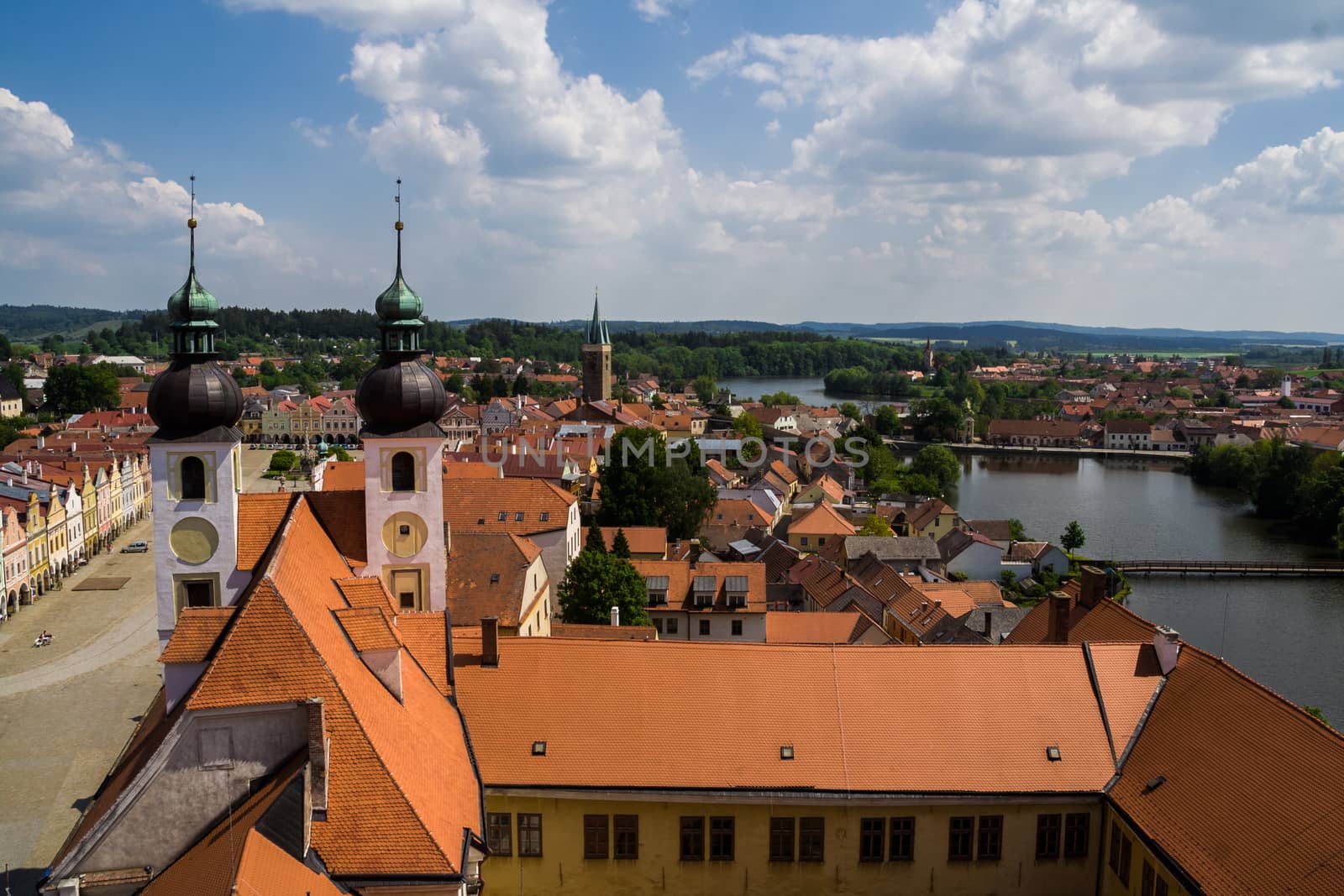 Telc city. A UNESCO World Heritage Site.  by rainfallsup