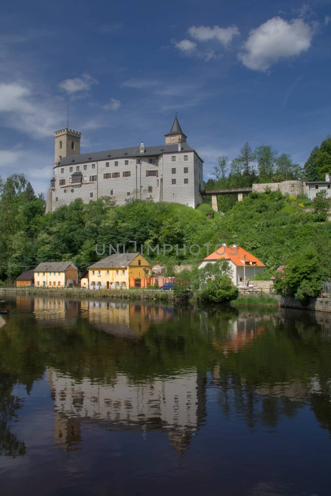 Rozmberk nad Vltavou, Hrad rozmbek, Rozmberk castle, Czech Republic by rainfallsup