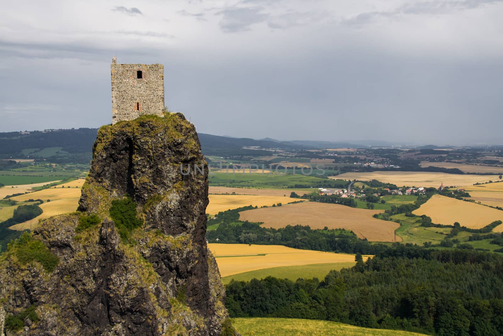 Trosky castle in Czech republic