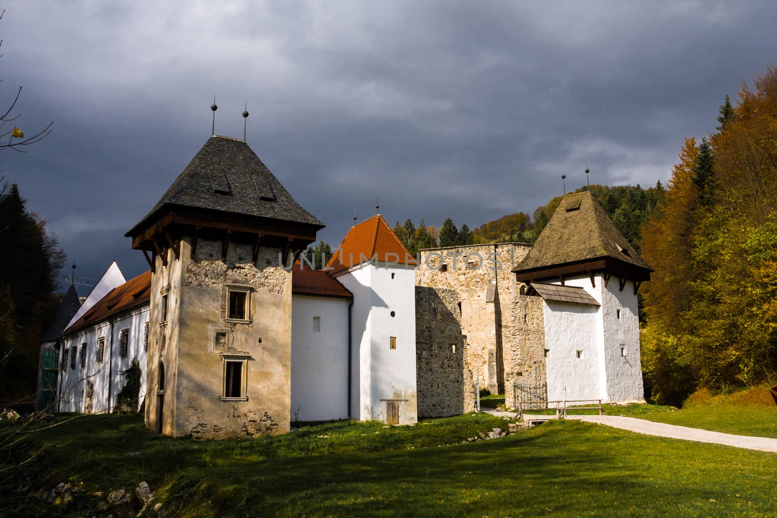 Zicka kartuzija (zice charterhouse) Carthusian monastery  Sloven by rainfallsup