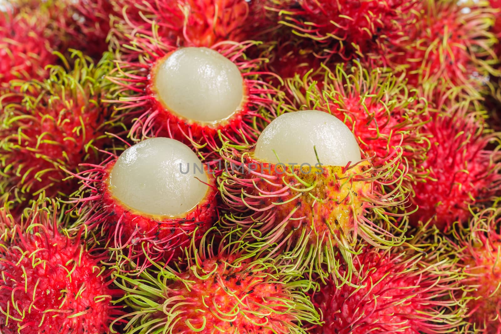 asian fruit rambutan from Thailand