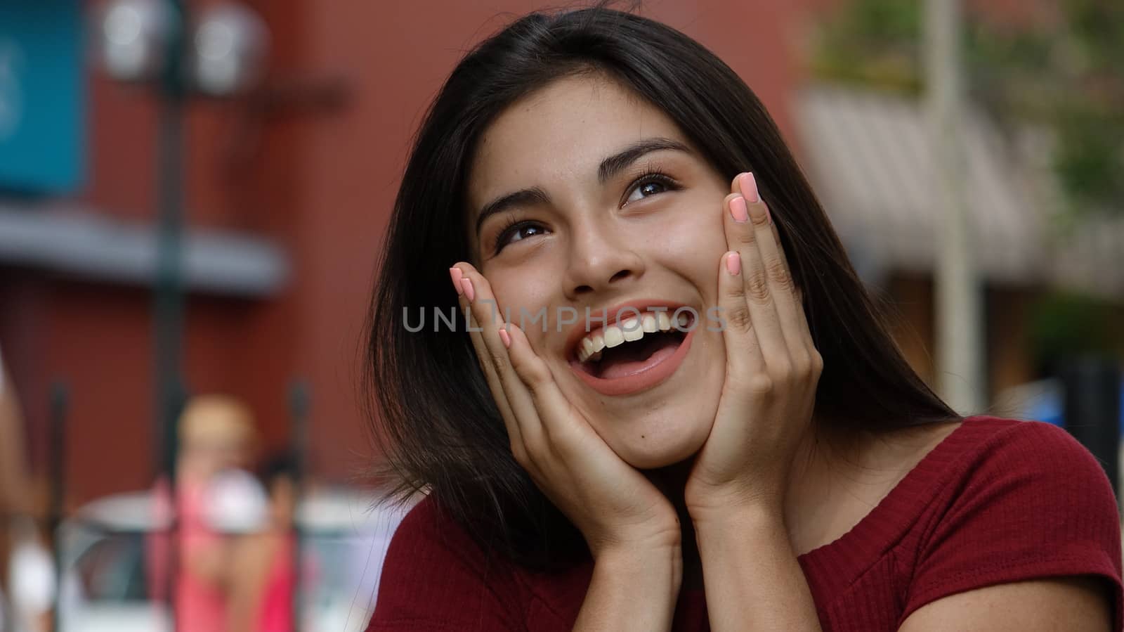 Excited Teen Girl by dtiberio