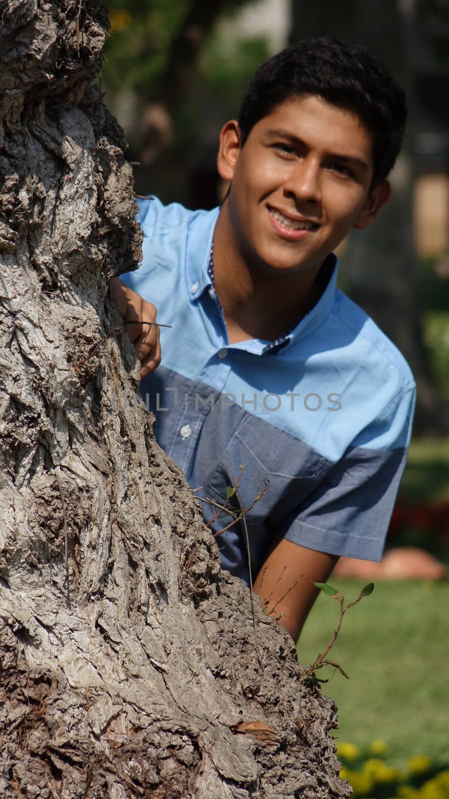 Teen Boy Outside by dtiberio